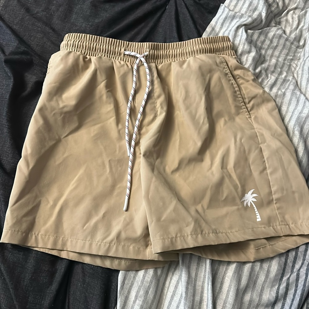 Size small tan SHEIN shorts.